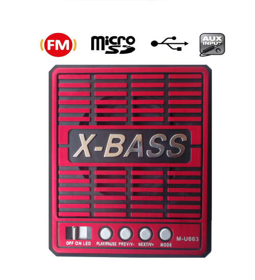 FM band World Radio With USB/SD/TF, mp3 Player With Rechargeable Battery Aux-in jack