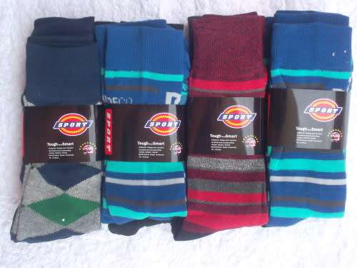 12 Pair - Soft And Comfortable Cotton Dress Socks