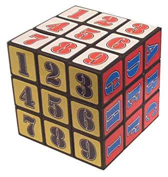 Rubik's Cube With Letters & Numbers