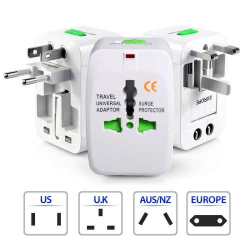 Universal AC Power Charger - AU UK US EU Conversion Travel Power Adapter
