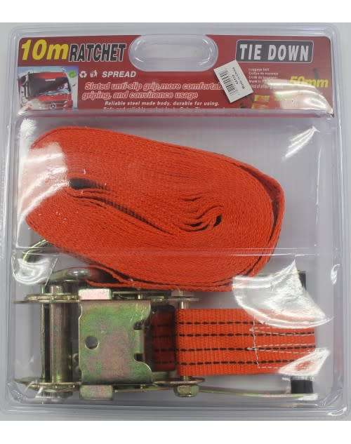 Ratchet Tie Down Set 10m Long