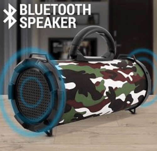 Rechargeable Bluetooth Speaker Supports FM Radio, Aux In, USB & SD Card, MH-520BT