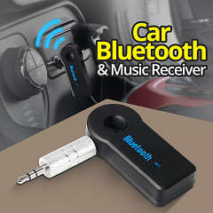 Universal Car Bluetooth 3.0 Wireless Audio Music Stereo Receiver Adapter with Hands-free Calls