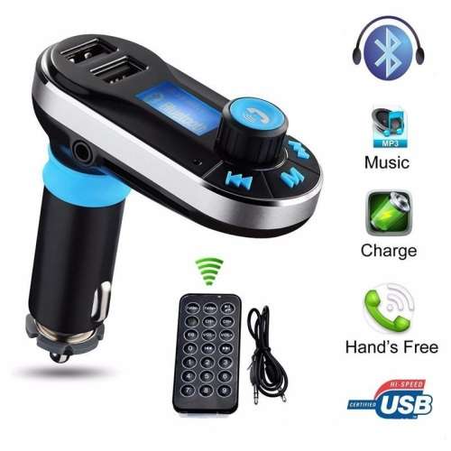 BT FM Modulator Bluetooth Car FM Transmitter Dual USB Car Charger MP3 Player Kit Handfree
