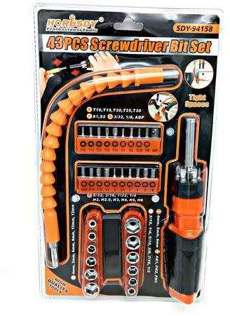 43 Pcs Screwdriver Bit Set