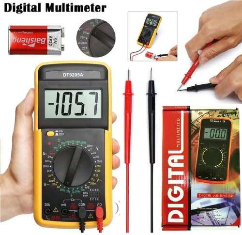 Large LCD Display Digital Multimeter