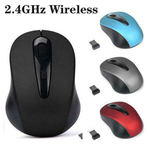 2.4GHz USB Optical  Wireless Mouse For Tablet Laptop Computer
