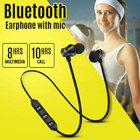 Magnetic M5 Bluetooth Headphones With Mic