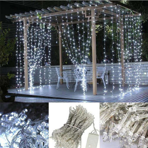 100 LED Multicolour Christmas/Party 8 Colors Choice Lights - 10m Long