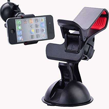 Car Universal Holder with Shock Proof - Black