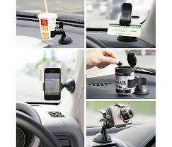 Car Universal Holder with Shock Proof - Black
