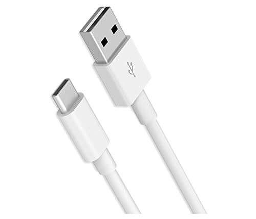 Data Cable with USB 3.1 Type C Port for Redmi MI A1 and More Devices (White)