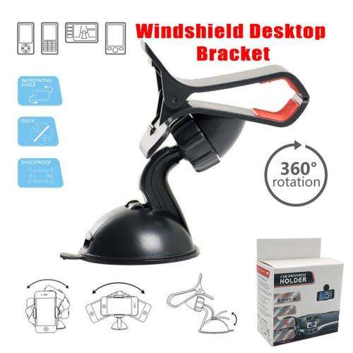 Car Universal Holder with Shock Proof - Black