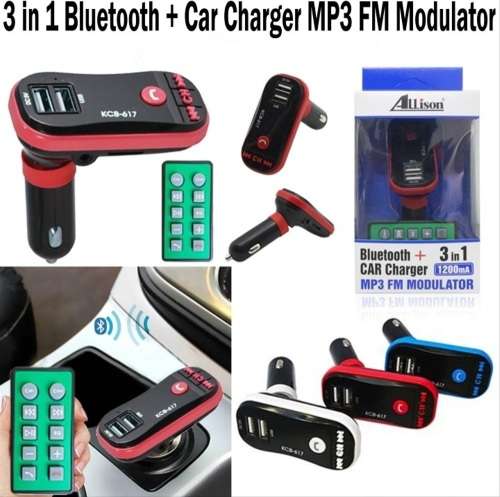 FM Modulator Bluetooth Car FM Transmitter Dual USB Charger MP3 Player / Handfree Remote Control