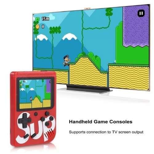 Retro Sup Handheld Game Console Portable Mini Game Machine 400 in 1 Games Box