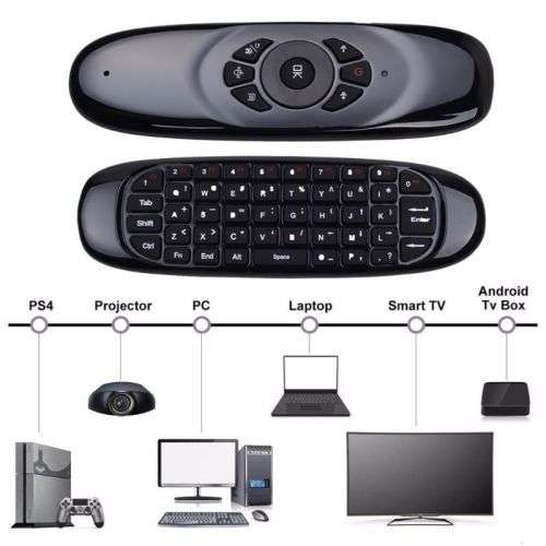 2.4G Wireless Air Mouse C120 Somatic Handle Remote Control For Laptop Set-Top-Boxes Android TV