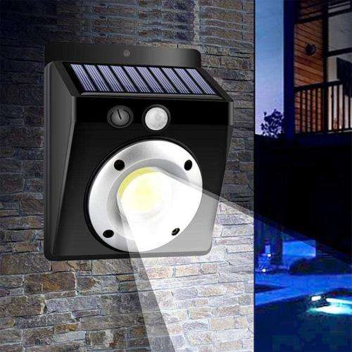 LED motion sensor wall outdoor solar light