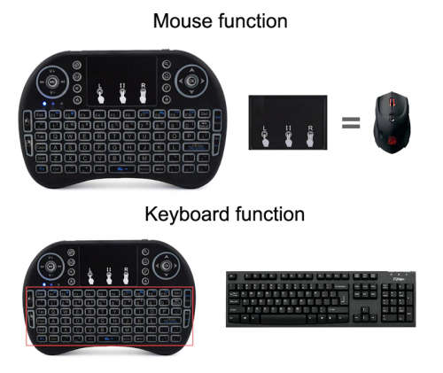Mini 2.4G Wireless Keyboard For Android Laptop Smart TV Devices