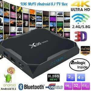 X96 Android 8.1 Mini Smart TV Box 2GB+16GB Quad Core WIFI H.265 4K Media Player