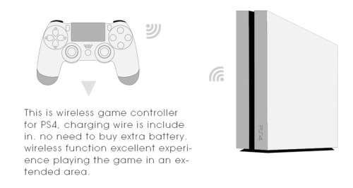 Wireless Bluetooth Game Controller For Sony PS4, Wireless Bluetooth Game Controller