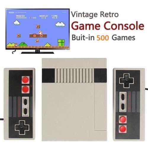 500 Games in 1  Classic Mini Game Console