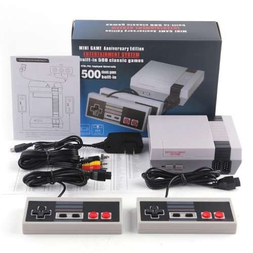 500 Games in 1  Classic Mini Game Console