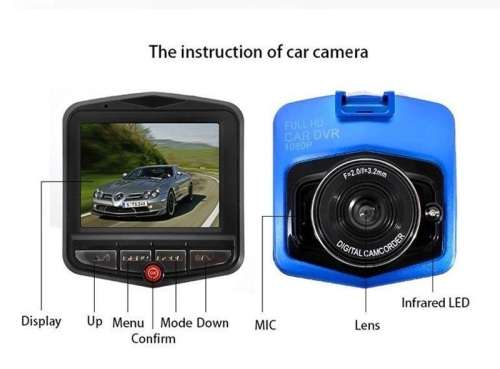 Mini Car DVR Dash Camera (Full HD 1080P)