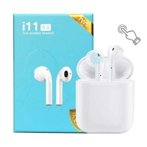 i11 TWS Bluetooth 5.0 Earpod Touch Sensor with Mic For iOS/Android