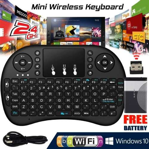 2.4Ghz Wireless Backlit Touchpad Keyboard And Mouse For Android Smart TV Box And PC