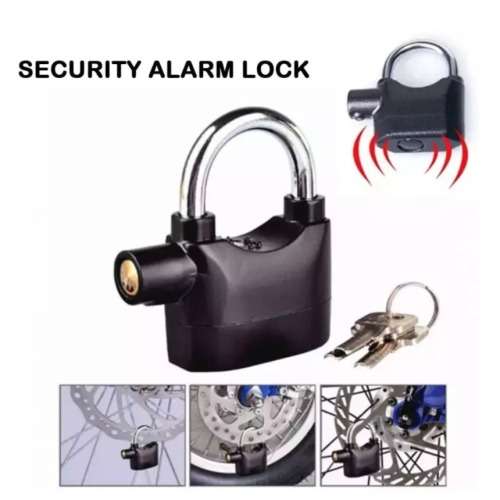 Siren Alarm Padlock for DOOR/Motor/Bike/Car