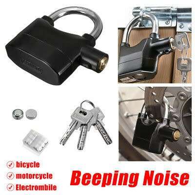 Siren Alarm Padlock for DOOR/Motor/Bike/Car