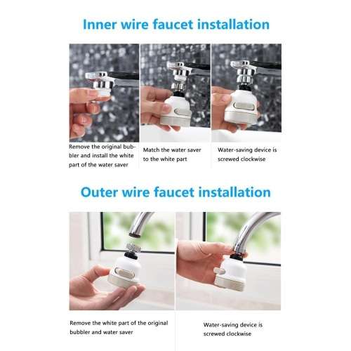 Universal Household Splashproof Head