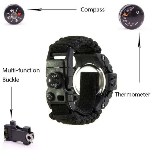 YUZEX G3 Unisex Multifunctional Waterproof Survival Watch
