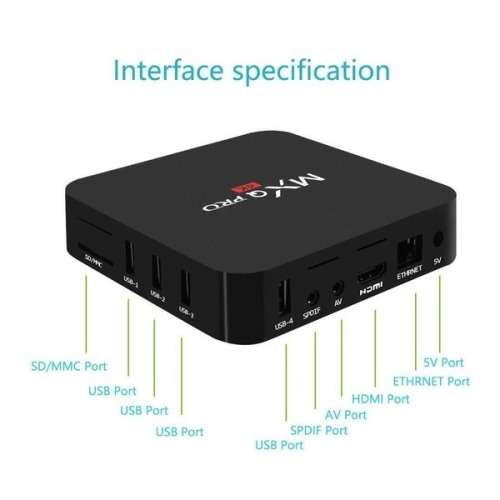 MXQ Android Smart TV Box + Multimedia Keyboard