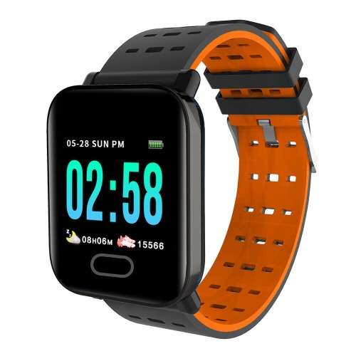 A6 Smart Watch Heart Rate Monitor Blood Pressure Tracker For IOS And Android