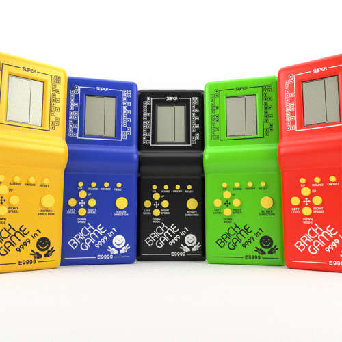 Vintage Brick Game Tetris Handheld Pocket Toy 9999-in 1