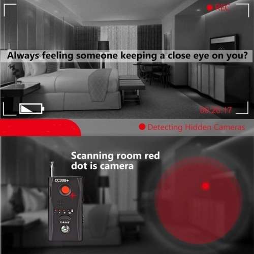 Multi-Detector Full-Range All-Round Detector For Hidden Mini Camera / IP Lens/ GMS / RF Signa