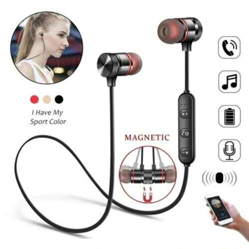 Magnetic M5 Bluetooth Headphones With Mic