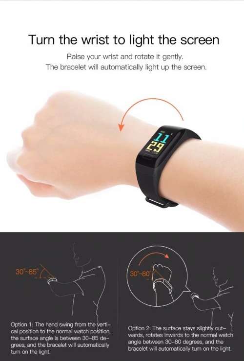 WEARFIT Smart Bracelet Waterproof Fitness Activity Watch