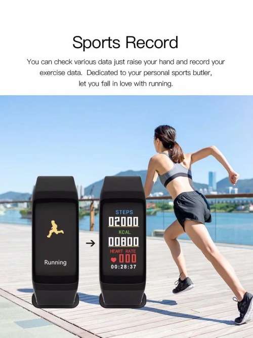 WEARFIT Smart Bracelet Waterproof Fitness Activity Watch