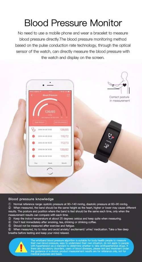 WEARFIT Smart Bracelet Waterproof Fitness Activity Watch