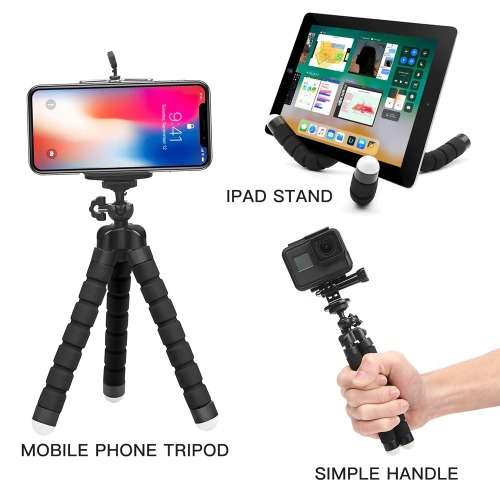 Flexible Cell Phone And Camera Tripod