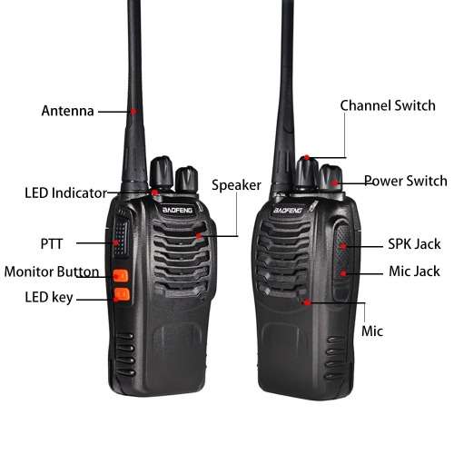 Baofeng Portable Two Way Radio, BF - 888S