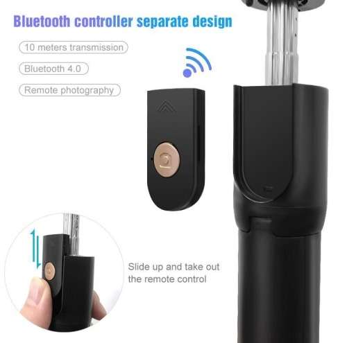 S03 Mini Selfie Stick Wireless Aluminum Alloy_Tripod