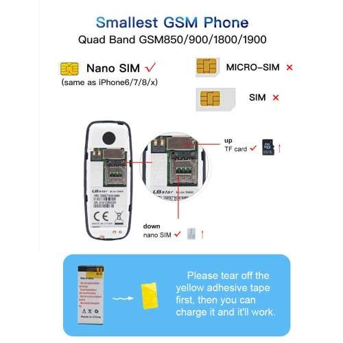 BM10 Dual Sim Super Small Phone