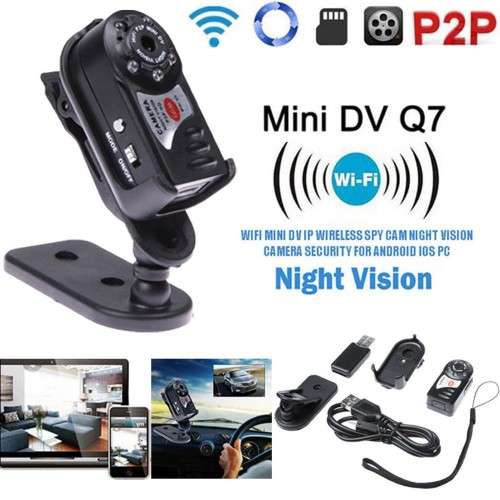 Q7 Wireless Wifi Spy Hidden Mini Camera