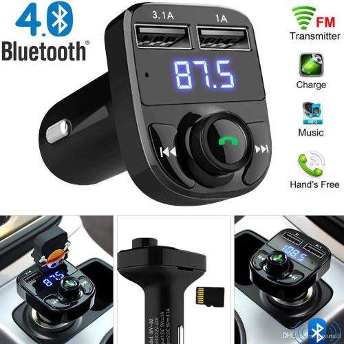 Car FM Transmitter Dual USB Charger Transmitter Hands-free Bluetooth Car Kit Aux Modulator Car Audio