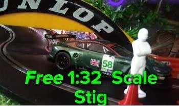 Slot car Stands x 75  & 5 x `the Stig` bid for all
