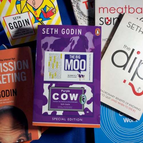 Seth Godin essential marketing library - set of 8 books