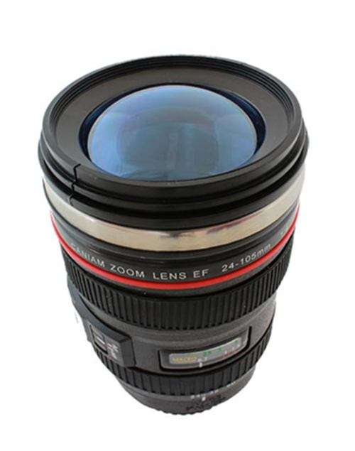Camera Lens Coffee MugPhotographer Gift, Ideal for Travel